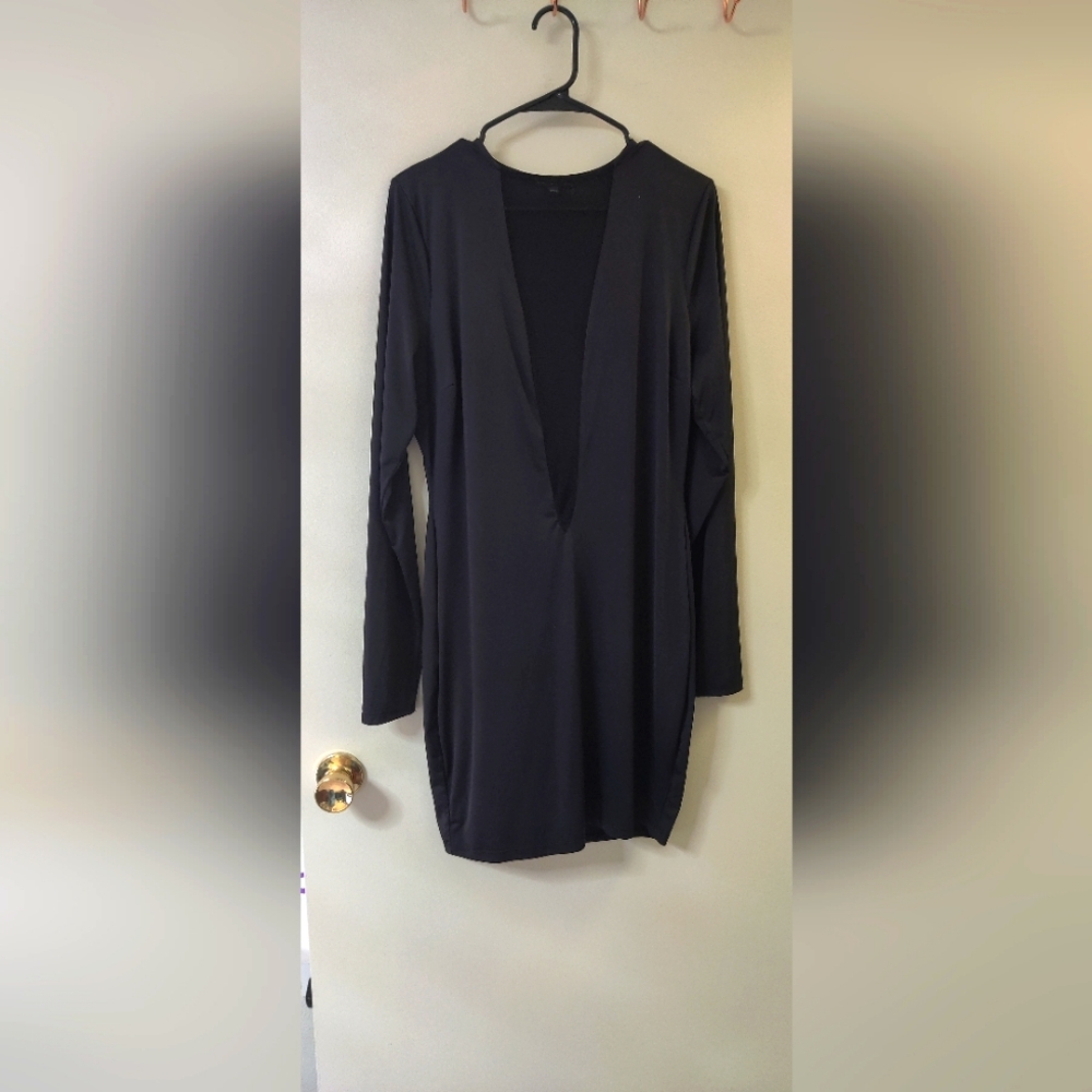Black cocktail dress